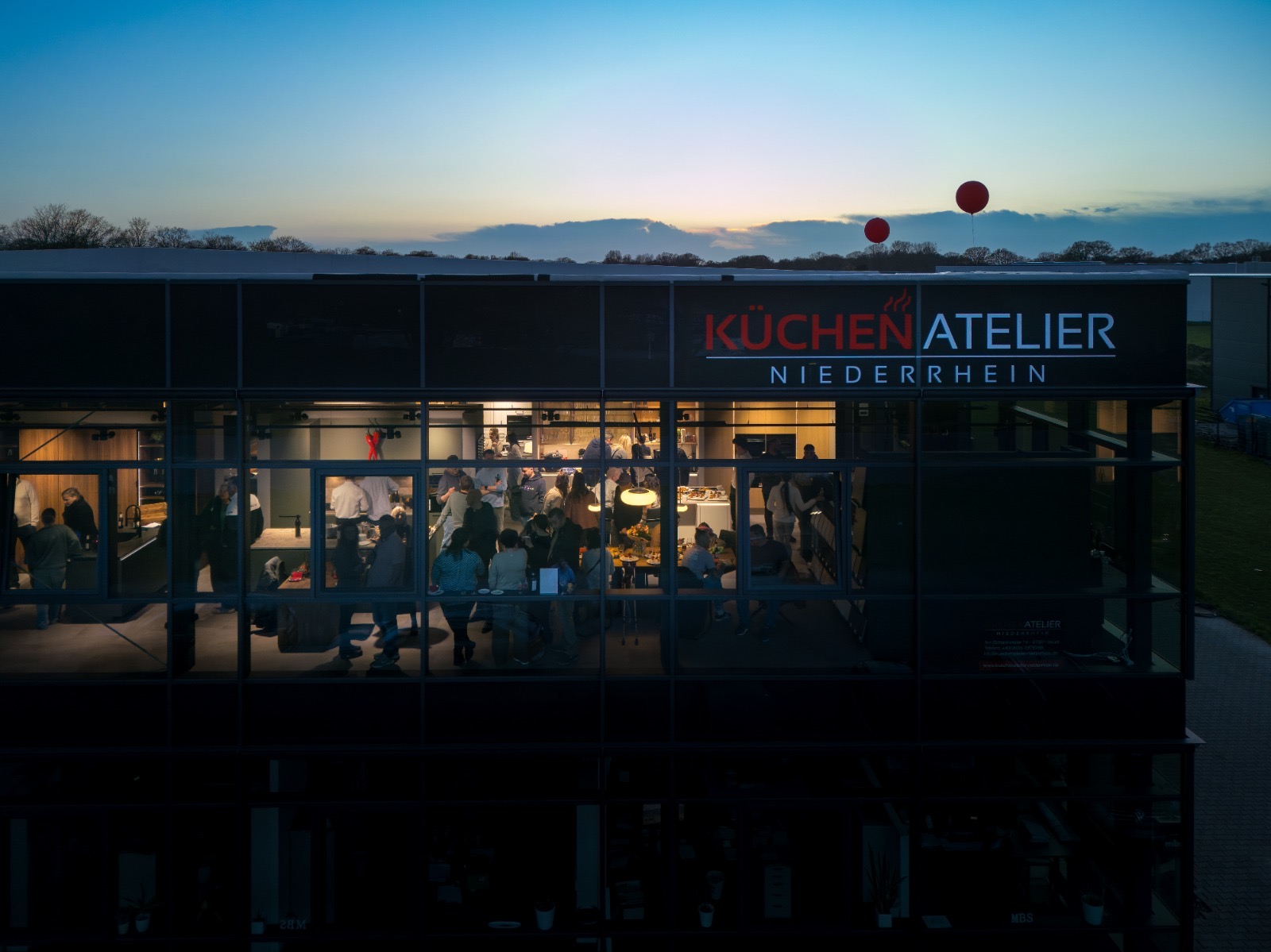 Studio im Abendlicht